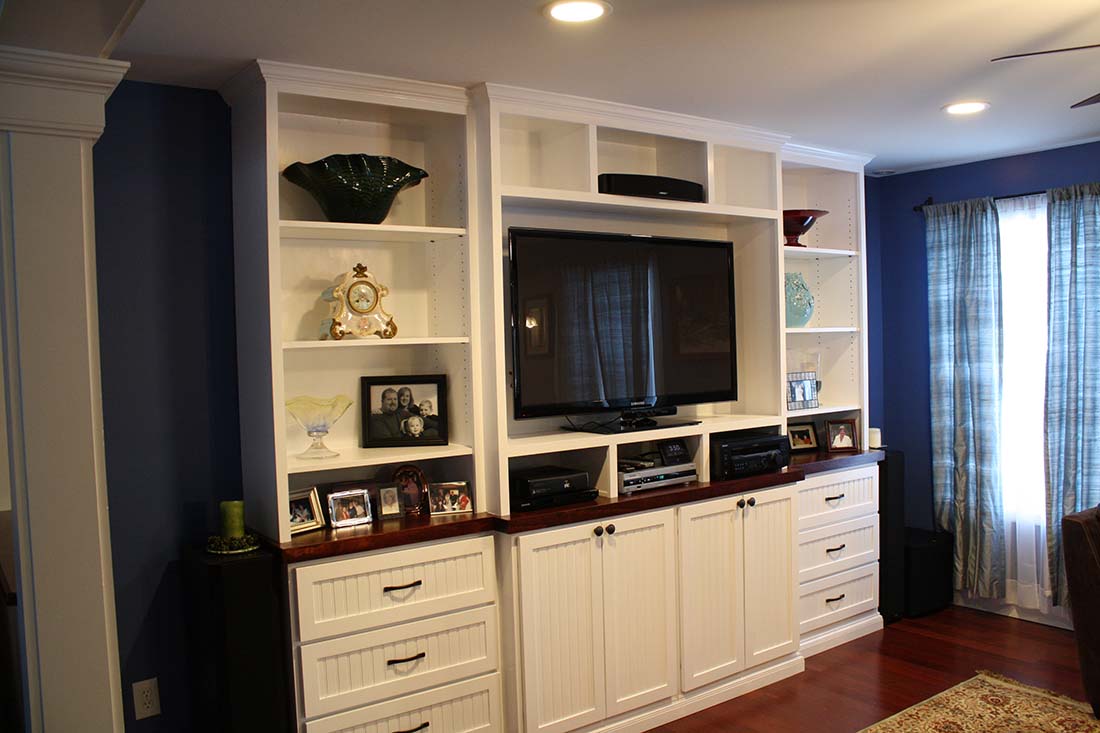 Build Your Own Custom Built In Entertainment Center