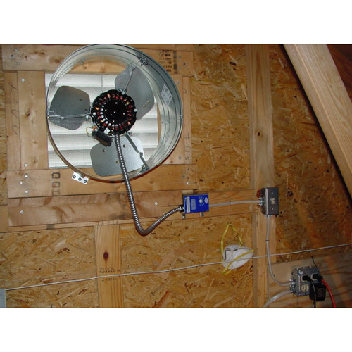 Gable Attic Fan Home Construction Improvement